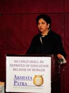 Indra Nooyi Speaks At Akshaya Patra Gala