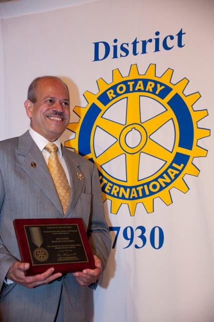 Dr. Victor Saldanha Receives Service Above Self Award From Rotary International