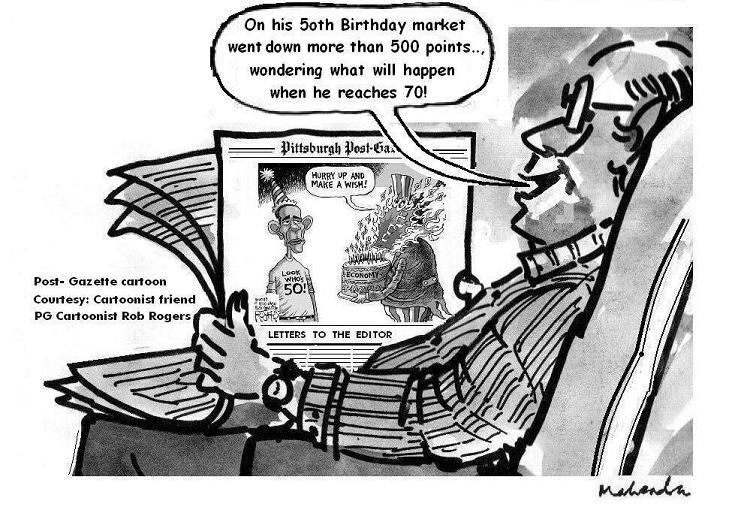 Cartoon: Obama's 50th Birthday