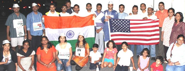 Boston Supports India Against Corruption Movement And Celebrates The Victory