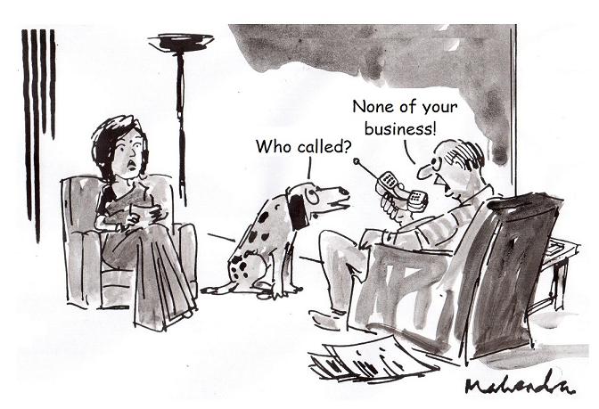 Cartoon: Who Called? 