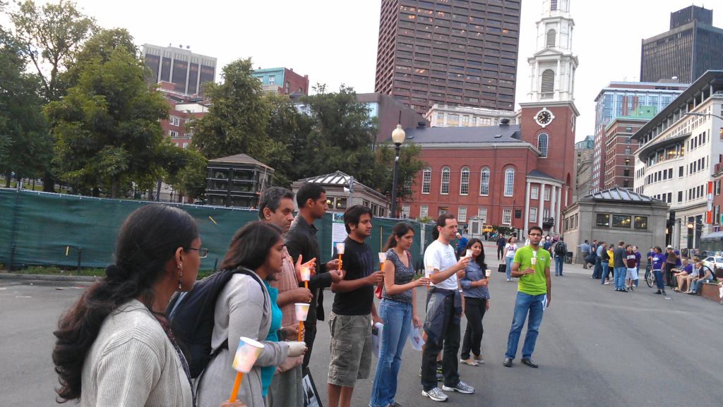 Bhopal Activists Light Up Boston Through Peaceful Vigils And Dances