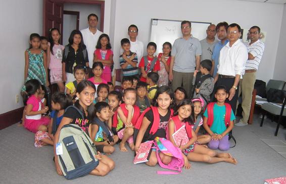 India Association Of NH Donates Backpacks To Bhutanese Refugees Community