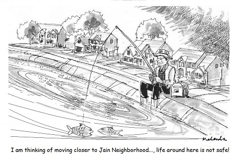 Cartoon: Jain Neighborhood