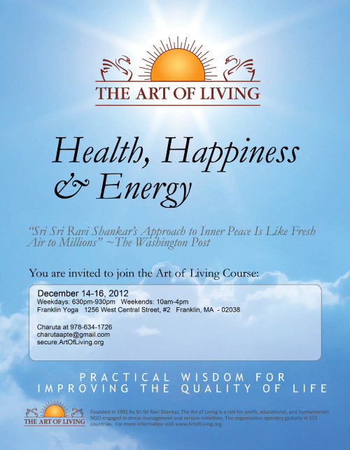 Health, Hapiness And Energy 