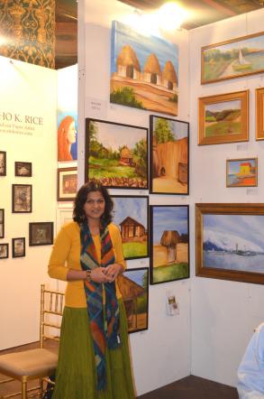 Java Joshi Art Exhibited At Internation Fair