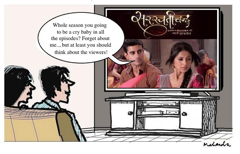 Cartoon: Saraswatichandra