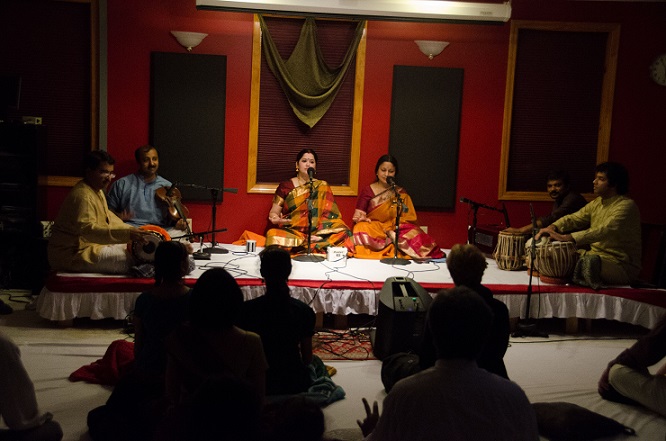 Delightful Music Jugalbandi By Local Artists Aparna Balaji And Shuchita Rao