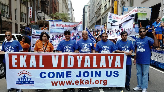 Ekal Makes Big Splash At NYC India Day Parade