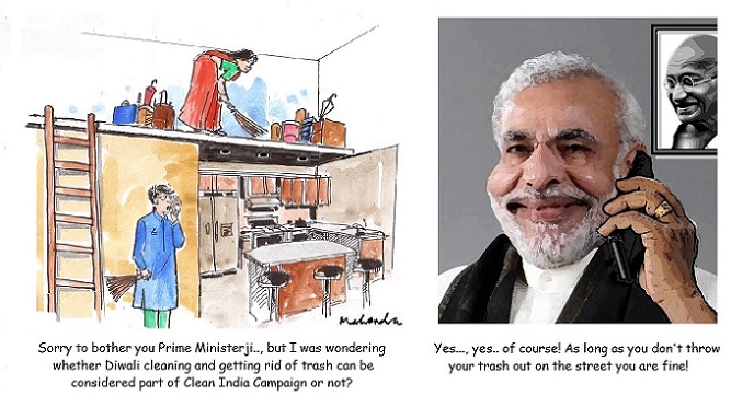 Cartoon: Clean India