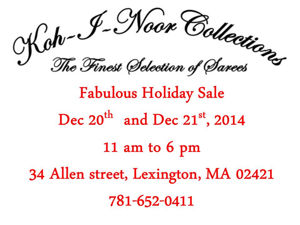 Koh-I-Noor Collections' Fabulous Holiday Sale