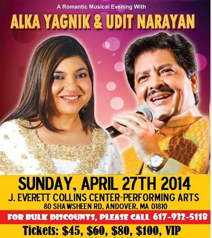 A Romantic Musical Evening With Alka Yagnik & Udit Narayan