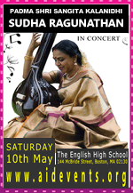 Carnatic Music Exponent Padma Shri Sudha Ragunathan Performing In Boston