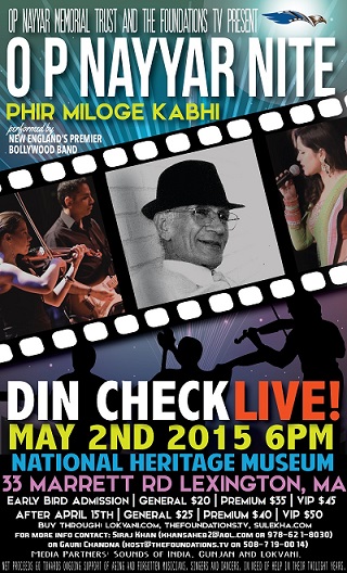 Din Check Presents O.P. Nayyar Nite 