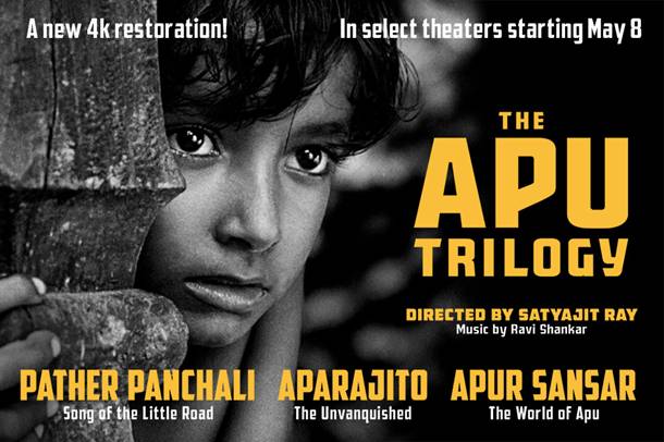 Restoration Of Satyajit Ray's THE APU TRILOGY To Premiere In US Theaters