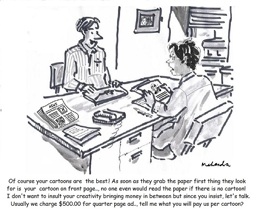 Cartoon: Cartoonist And Publisher