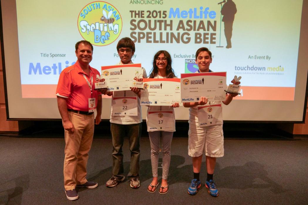 2015 MetLife South Asian Spelling Bee<br>Chicago & Seattle Winners Announced