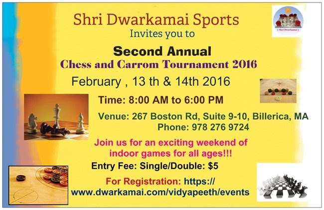 Dwarkamai Carrom & Chess Tournament 