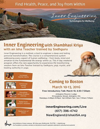 Inner Engineering - Shambhavi Kriya