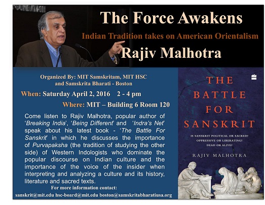 The Battle For Sanskrit - A Talk By Rajiv Malhotra