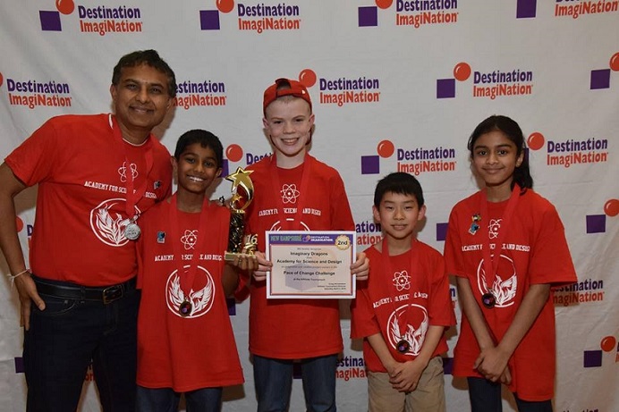 Team From Academy For Science And Design In DI Global Finals