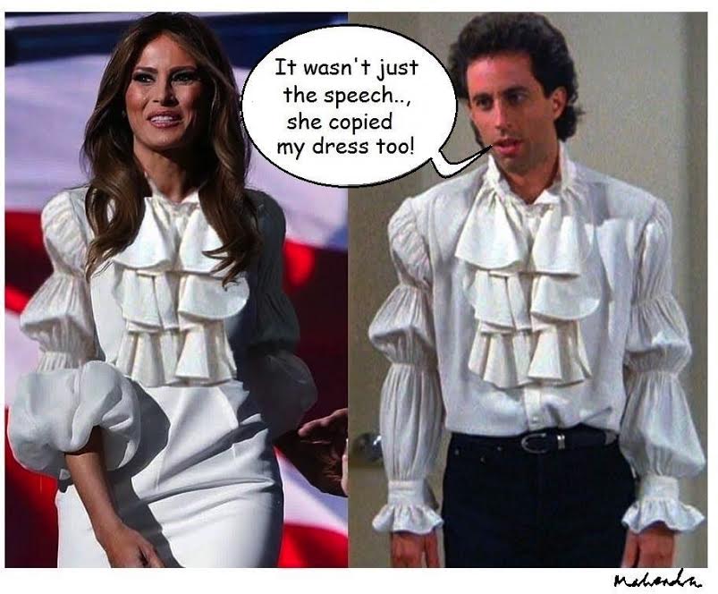 Cartoon: Melania And Seinfield