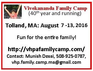 2016 Vivekananda Family Camp