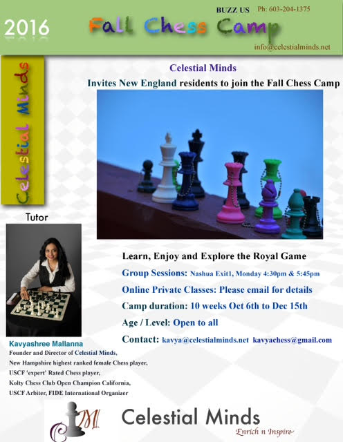 Celestial Minds: Fall Chess Camp