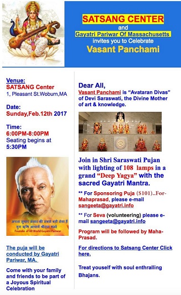 Vasant Panchmi At Satsang Center