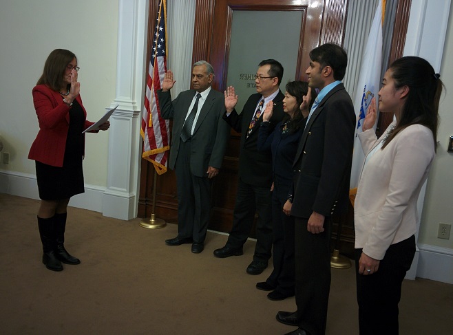 Asian American Commissioners Sworn In