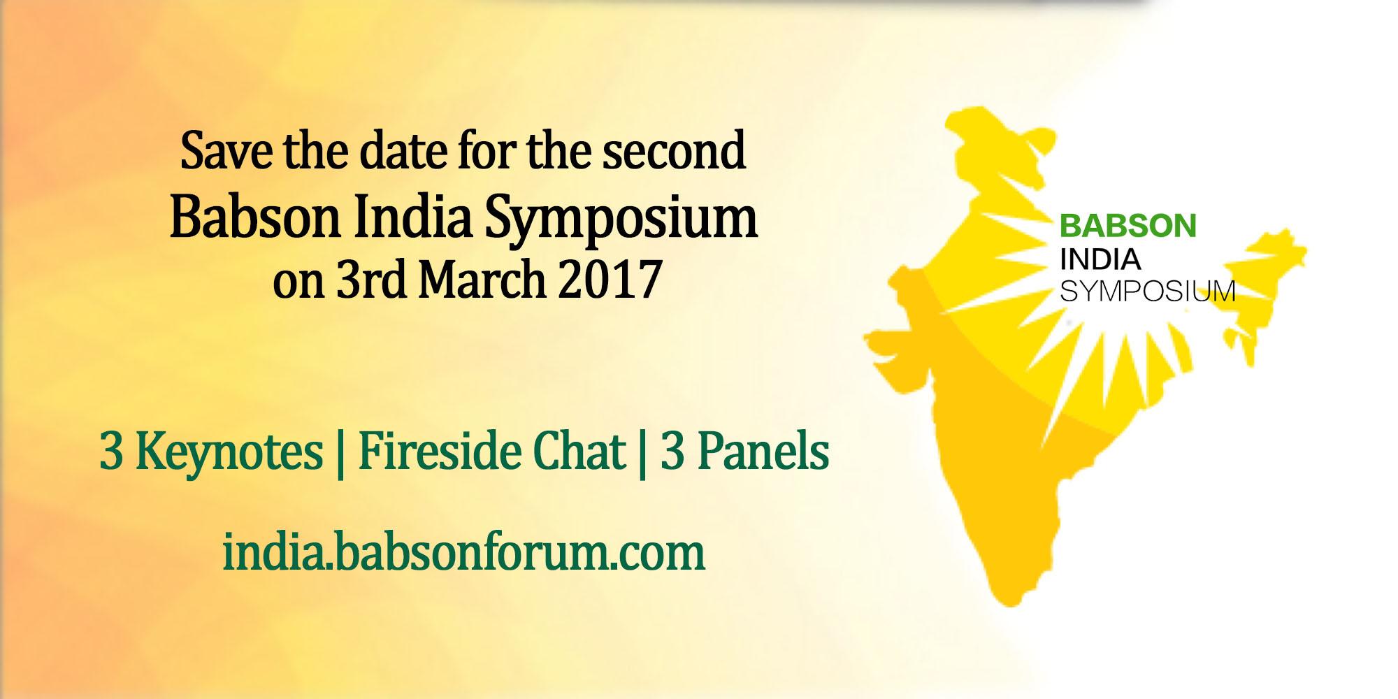 Babson Hosts Second Annual India Symposium