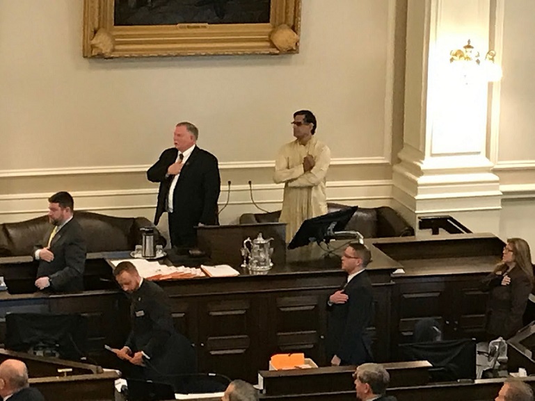 A Prayer For Peace  At The  New Hampshire House Of Representatives