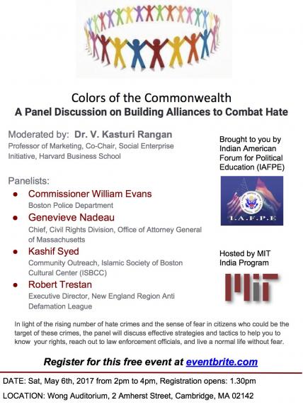 Colors Of The Commonwealth<br>A Panel Discussion On Building Alliances To Combat Hate
