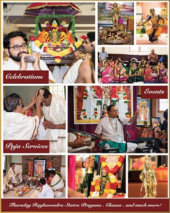 New England Shri Raghavendra Swami Brundavan  Celebrates Madhwa Navami