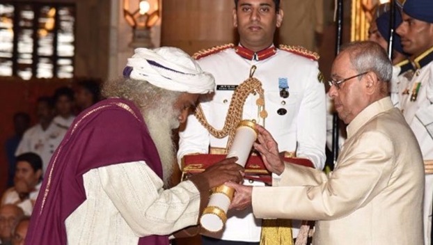 Padma Vibhushan Award For Sadhguru Jaggi Vasudev