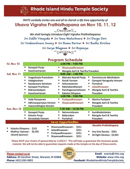 RIHTS: Utsava Vigraha Prathisthapana