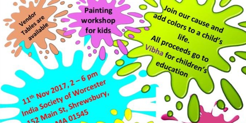 Paint To Educate - Vibha Holds A Workshop