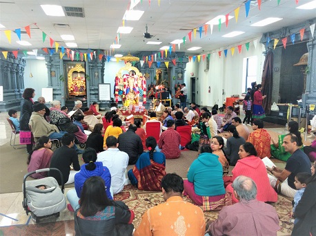 25th Anniversary Of Ramayana Reading At SriLakshmi Temple