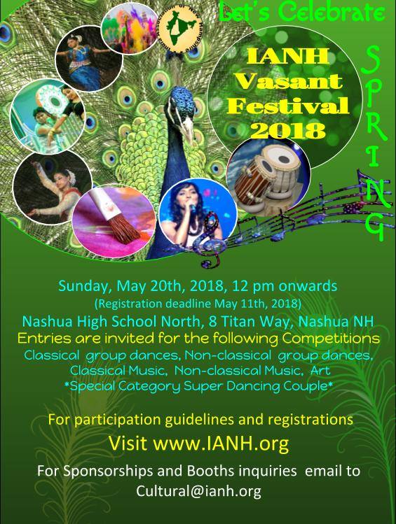 IANH Vasant Festival 2018 Arriving Soon!