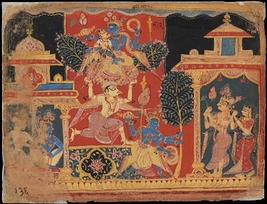 Renowned Getty Museum Exhibiting Paintings Of Hindu Gods