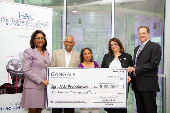 Gangal Family Donates $500K To Florida Atlantic University