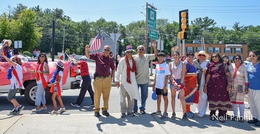 Indian Americans For Burlington (IAB) Participates In Annual Burlington Pride Parade