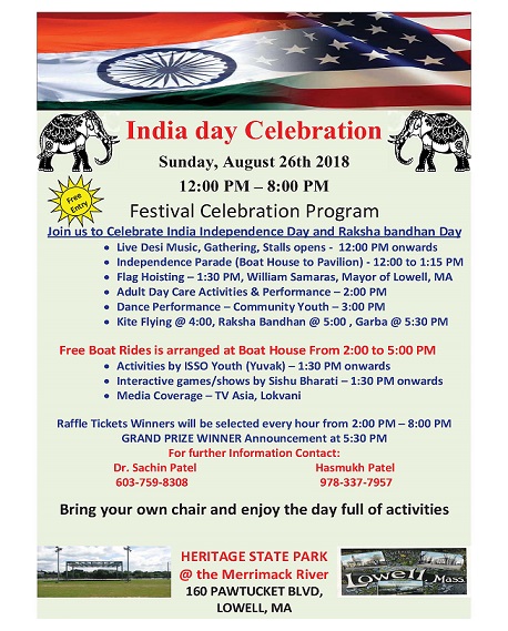 India Day Celebrations In Lowell