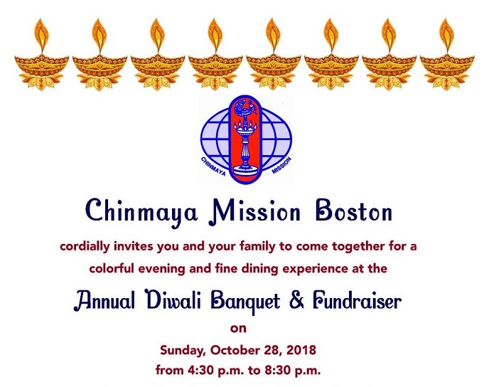 Chinmaya Diwali Banquet & Fundraiser 2018