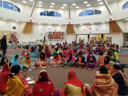 Karwa Chauth Celebrations At NESSP Groton Sai Temple