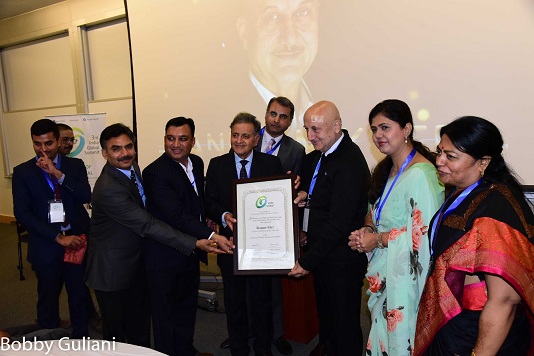 Anupam Kher Honored In Boston By India Global As A Distinguished Fellow 