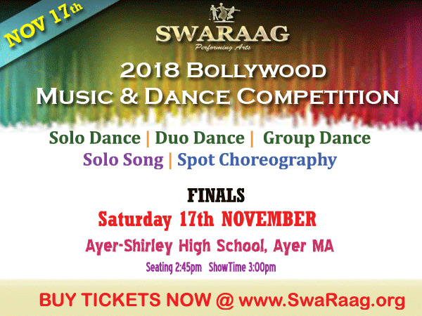 SWARAAG Bollywood Music & Dance Competition Finals