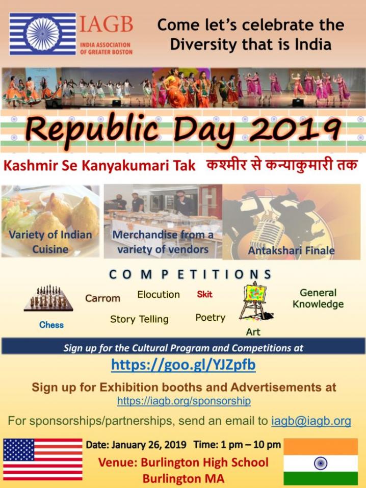 IAGB Ready To Celebrate Republic Day On January 26, 2019