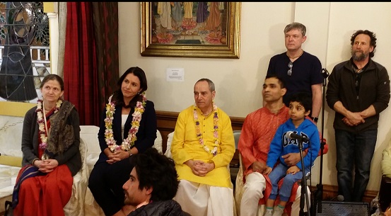 Tulsi Gabbard Visits ISKCON Boston