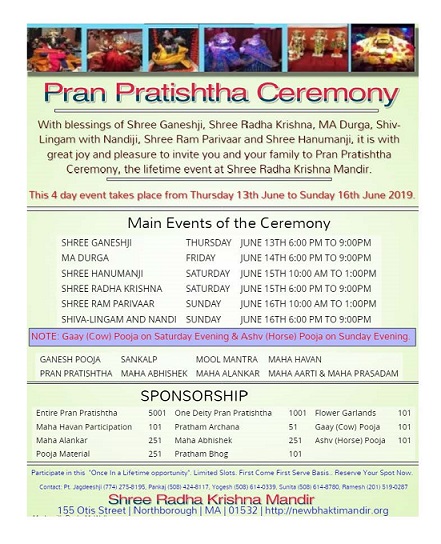 Shri Radha Krishna Mandir: Pran Pratshtha Maha Utsav